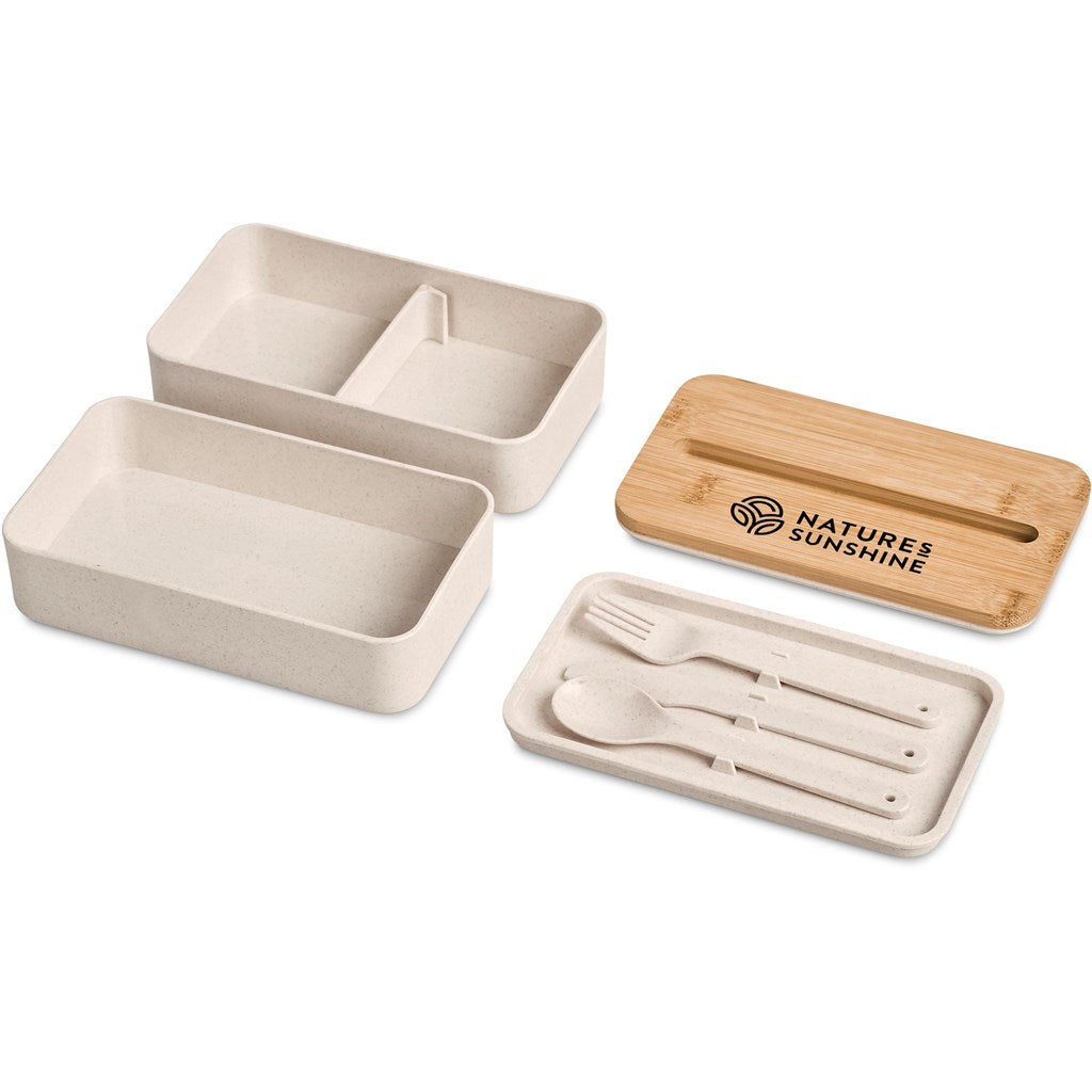 Okiyo Dura Wheat Straw & Bamboo Lunch Box Set Mirelle Leather and Lifestyle