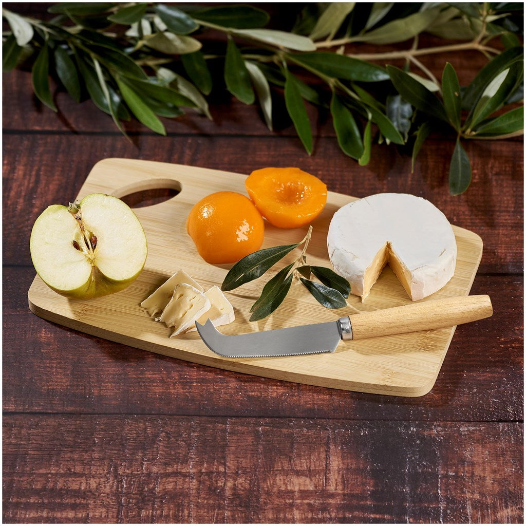 Okiyo Edamu Bamboo Cheese Board Set Mirelle Leather and Lifestyle