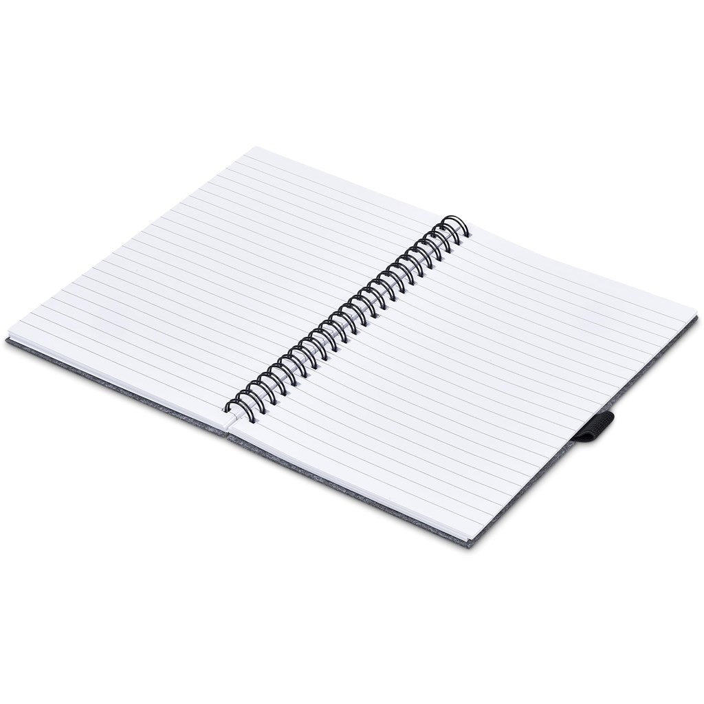 Okiyo Fuji Recycled PET Felt A5 Spiral Notebook - MIRELLE Leather and Lifestyle
