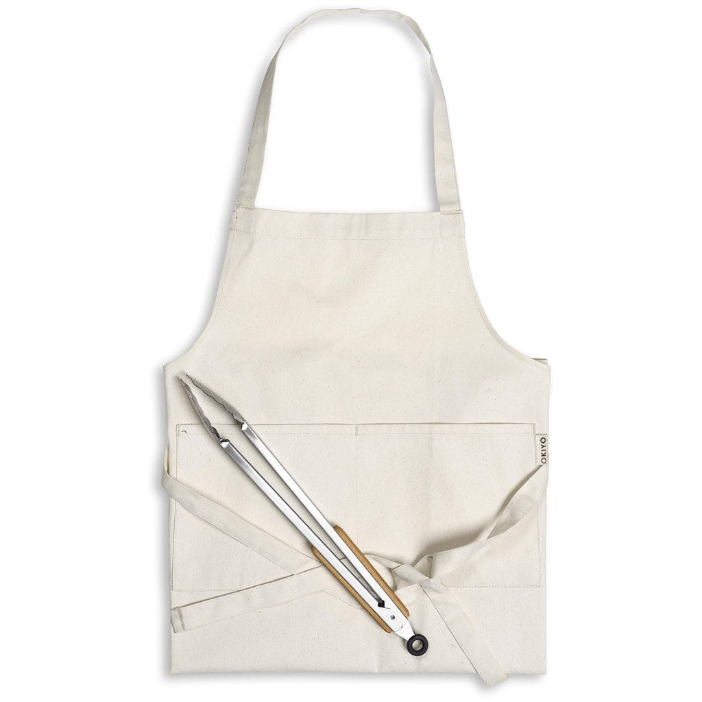 Okiyo Gohan Cotton Apron Mirelle Leather and Lifestyle