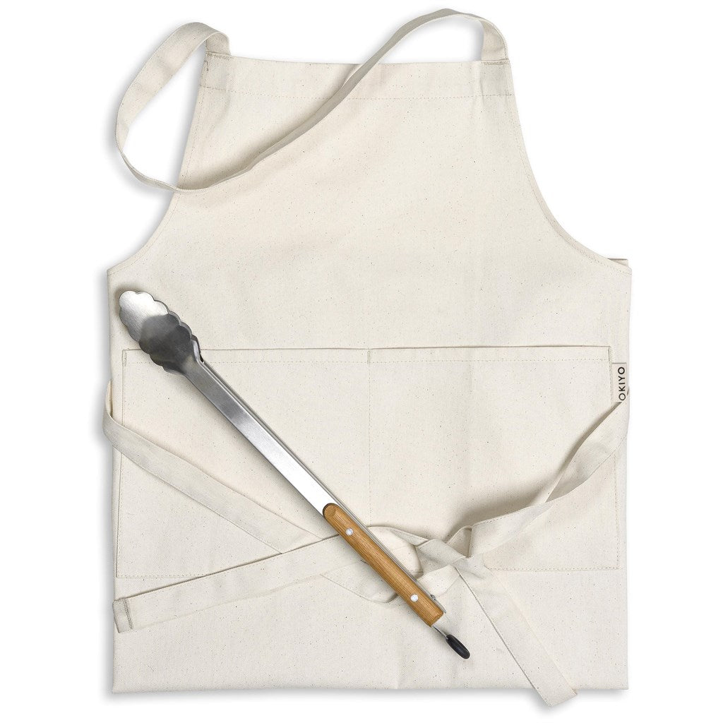 Okiyo Gohan Cotton Apron Mirelle Leather and Lifestyle