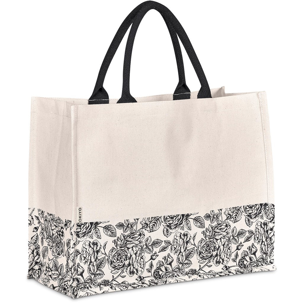 Okiyo Hana Printed Cotton Tote Mirelle Leather and Lifestyle