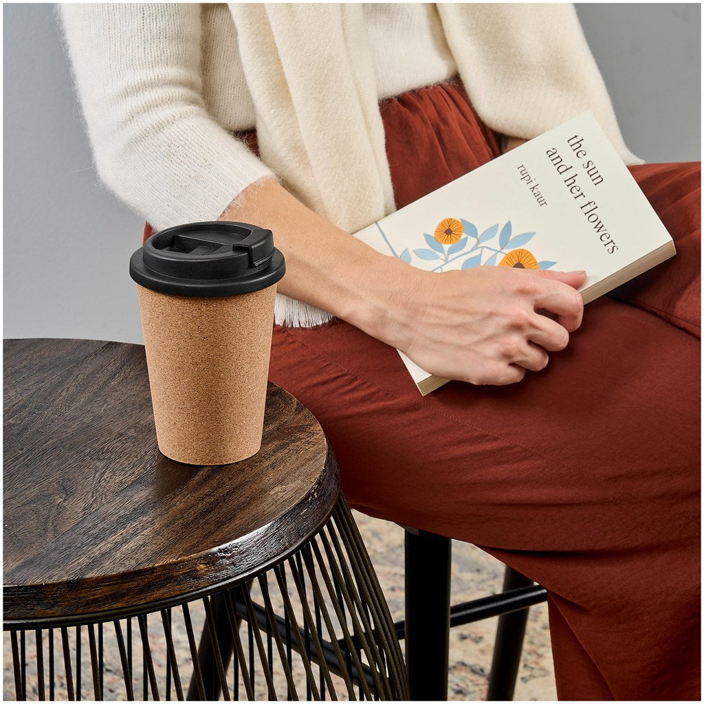 Okiyo Joki Cork & Wheat Straw Double-Wall Tumbler – 350ml Mirelle Leather and Lifestyle