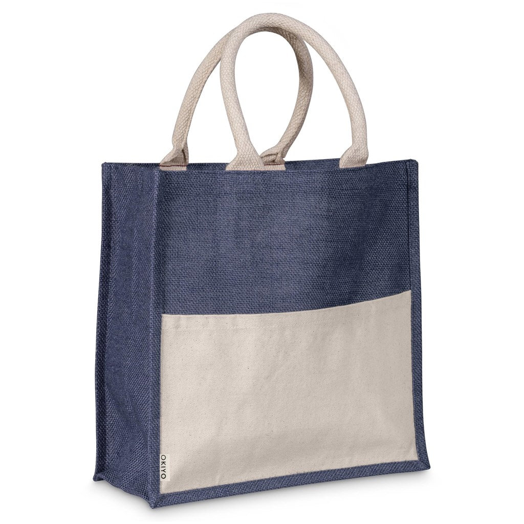 Okiyo Kachi Jute & Cotton Tote Mirelle Leather and Lifestyle