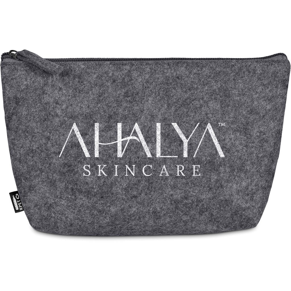 Okiyo Kesho Recycled PET Felt Accessory Bag ZA Eco-Friendly Bags,Toiletry and Cosmetic Bags,Recycled PET Products,Recycled Bags Mirelle Leather and Lifestyle