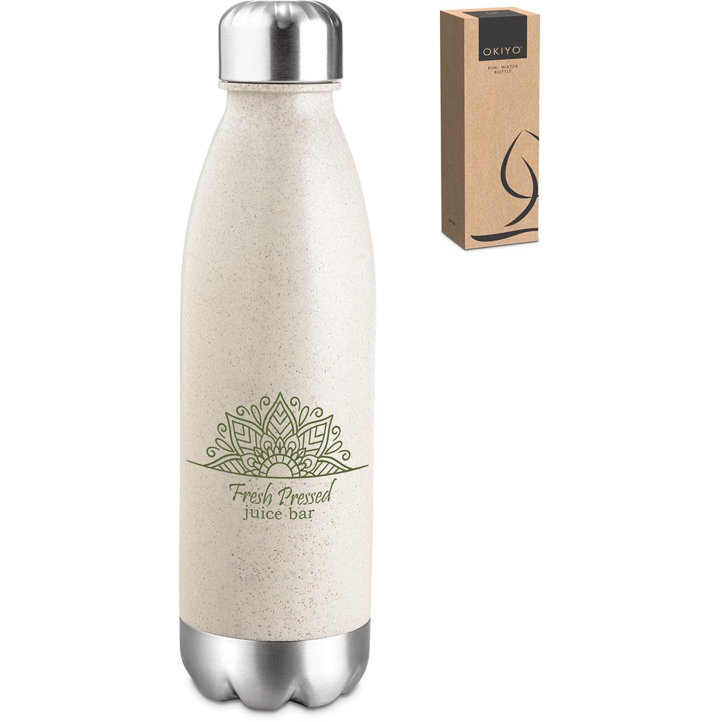 Okiyo Kimi Wheat Straw Water Bottle - 680ml Mirelle Leather and Lifestyle