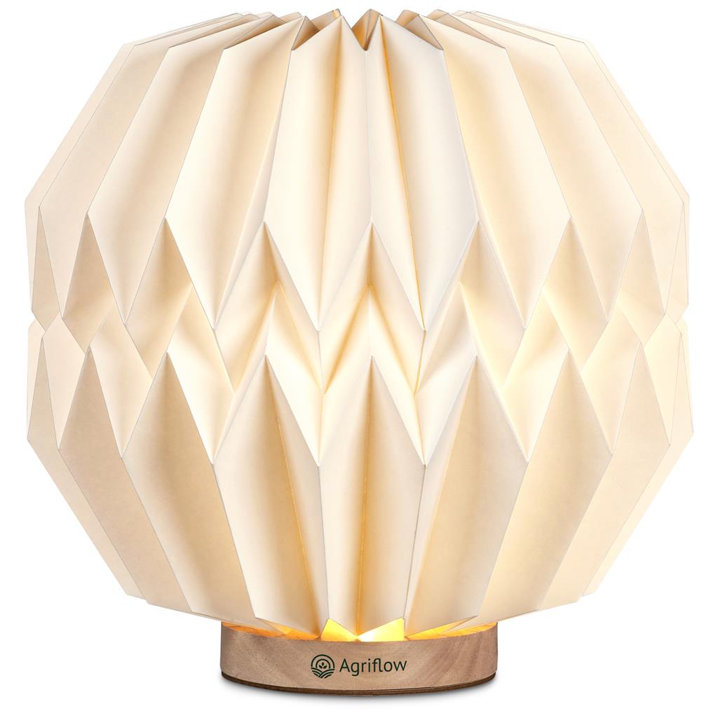 Okiyo Kosuke Wood & Paper LED Lamp Mirelle Leather and Lifestyle