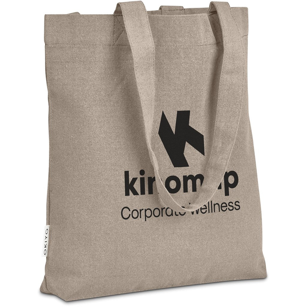 Okiyo Kyanbasu Recycled Canvas Shopper Mirelle Leather and Lifestyle