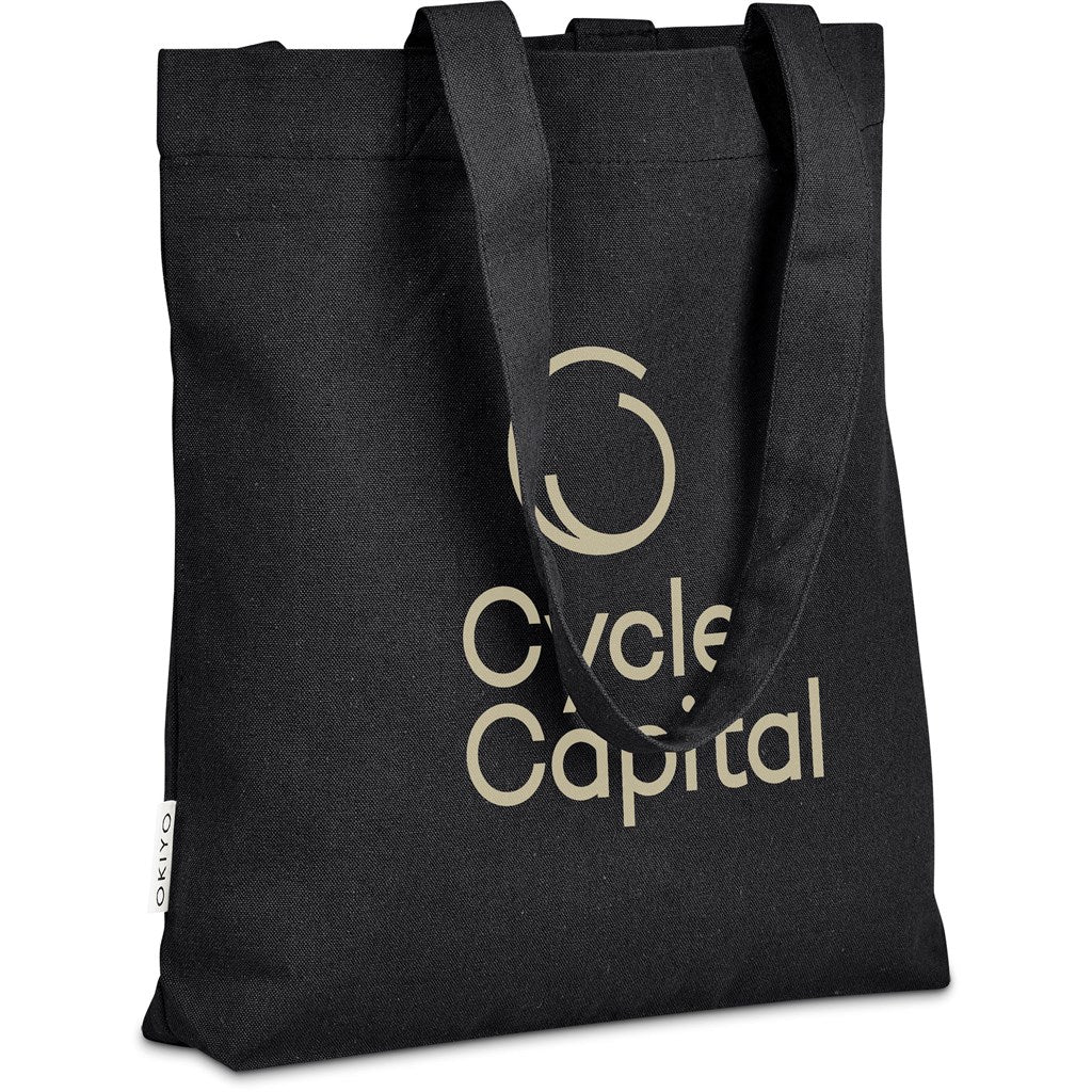 Okiyo Kyanbasu Recycled Canvas Shopper Mirelle Leather and Lifestyle