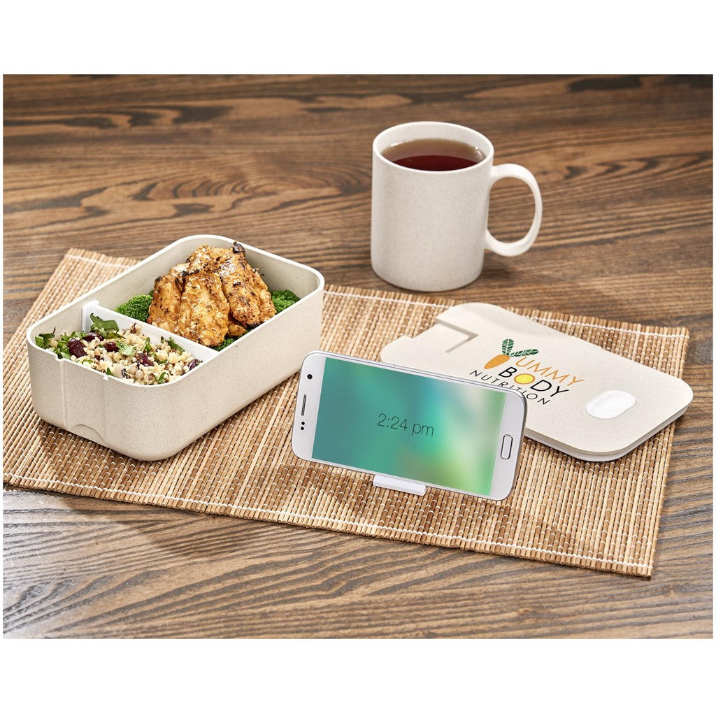 Okiyo Machi Wheat Straw Lunch Box Mirelle Leather and Lifestyle