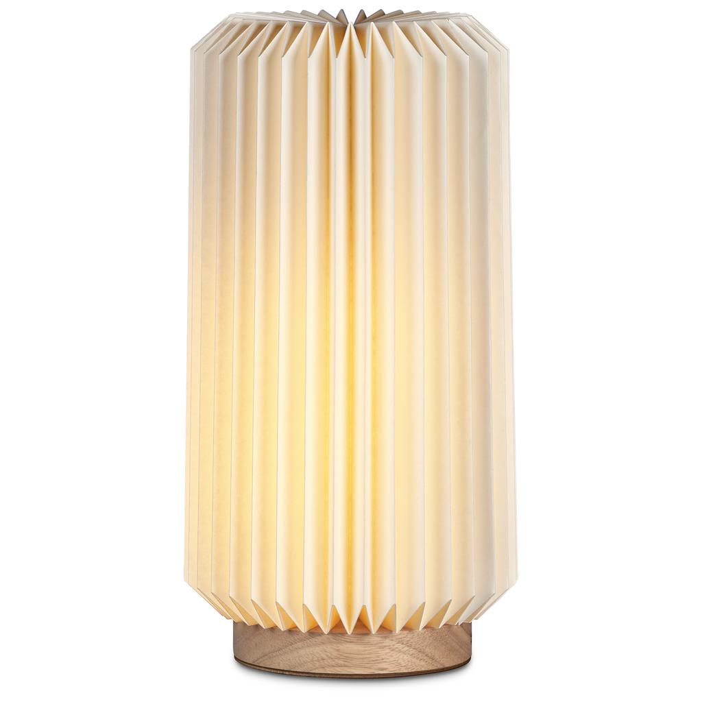 Okiyo Masumi Wood & Paper LED Lamp Mirelle Leather and Lifestyle