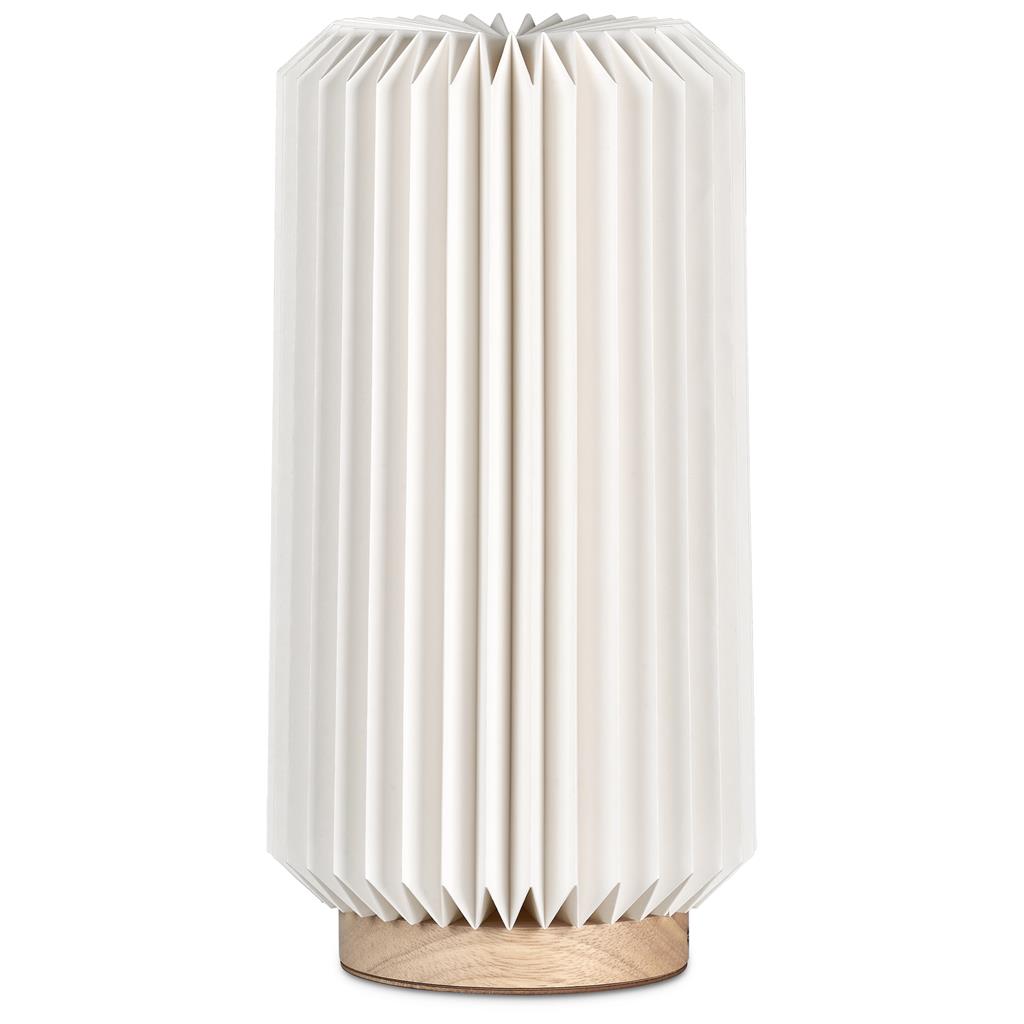 Okiyo Masumi Wood & Paper LED Lamp Mirelle Leather and Lifestyle