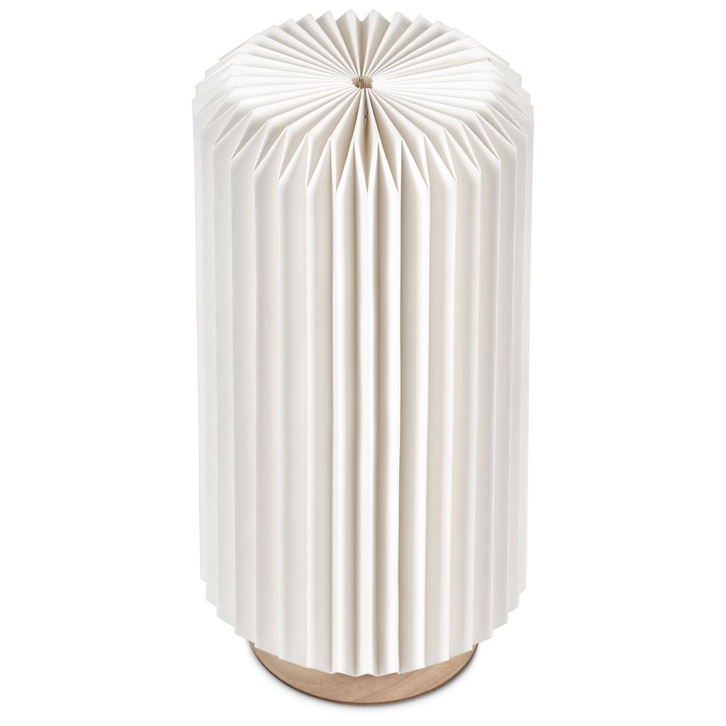 Okiyo Masumi Wood & Paper LED Lamp Mirelle Leather and Lifestyle
