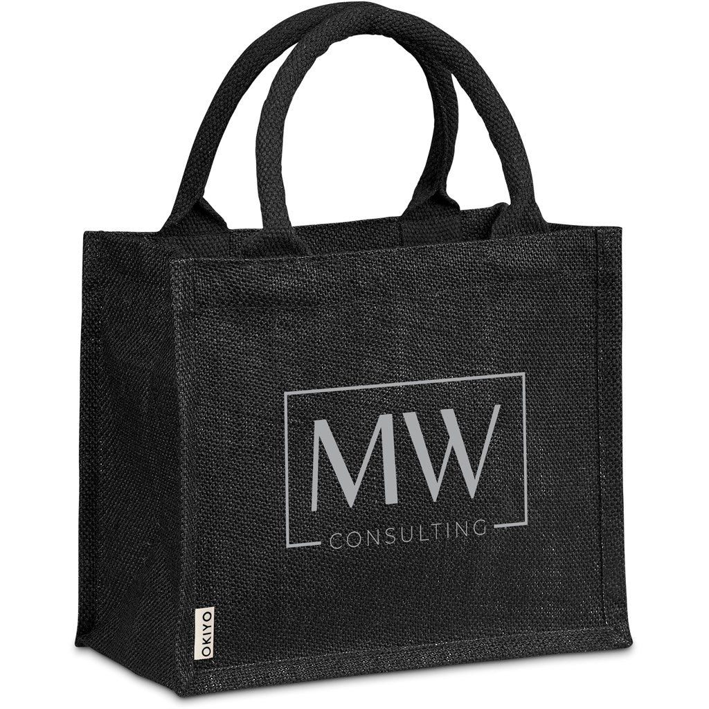 Okiyo Miyag Midi Jute Gift Bag Mirelle Leather and Lifestyle