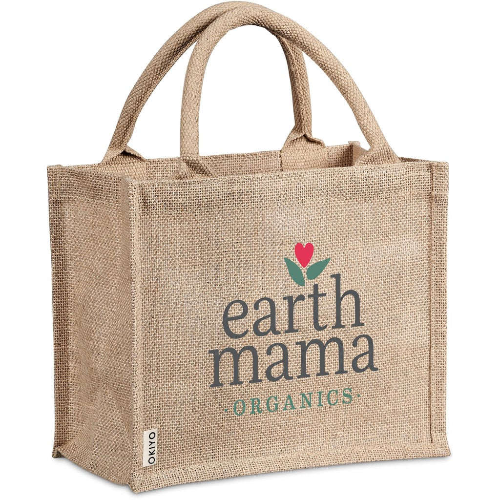 Okiyo Miyag Midi Jute Gift Bag Mirelle Leather and Lifestyle