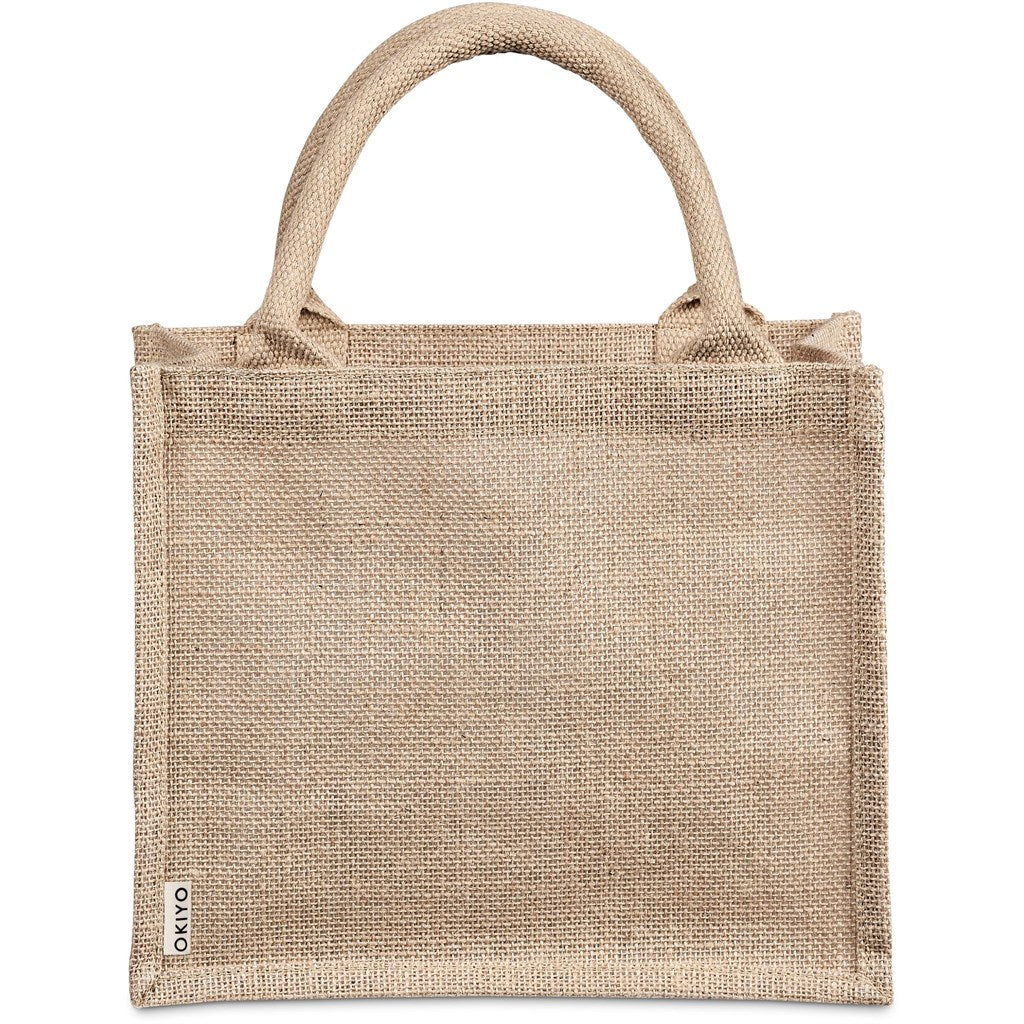 Okiyo Miyag Midi Jute Gift Bag Mirelle Leather and Lifestyle