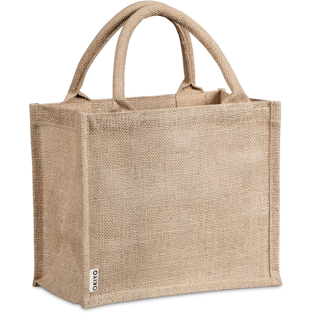 Okiyo Miyag Midi Jute Gift Bag Mirelle Leather and Lifestyle