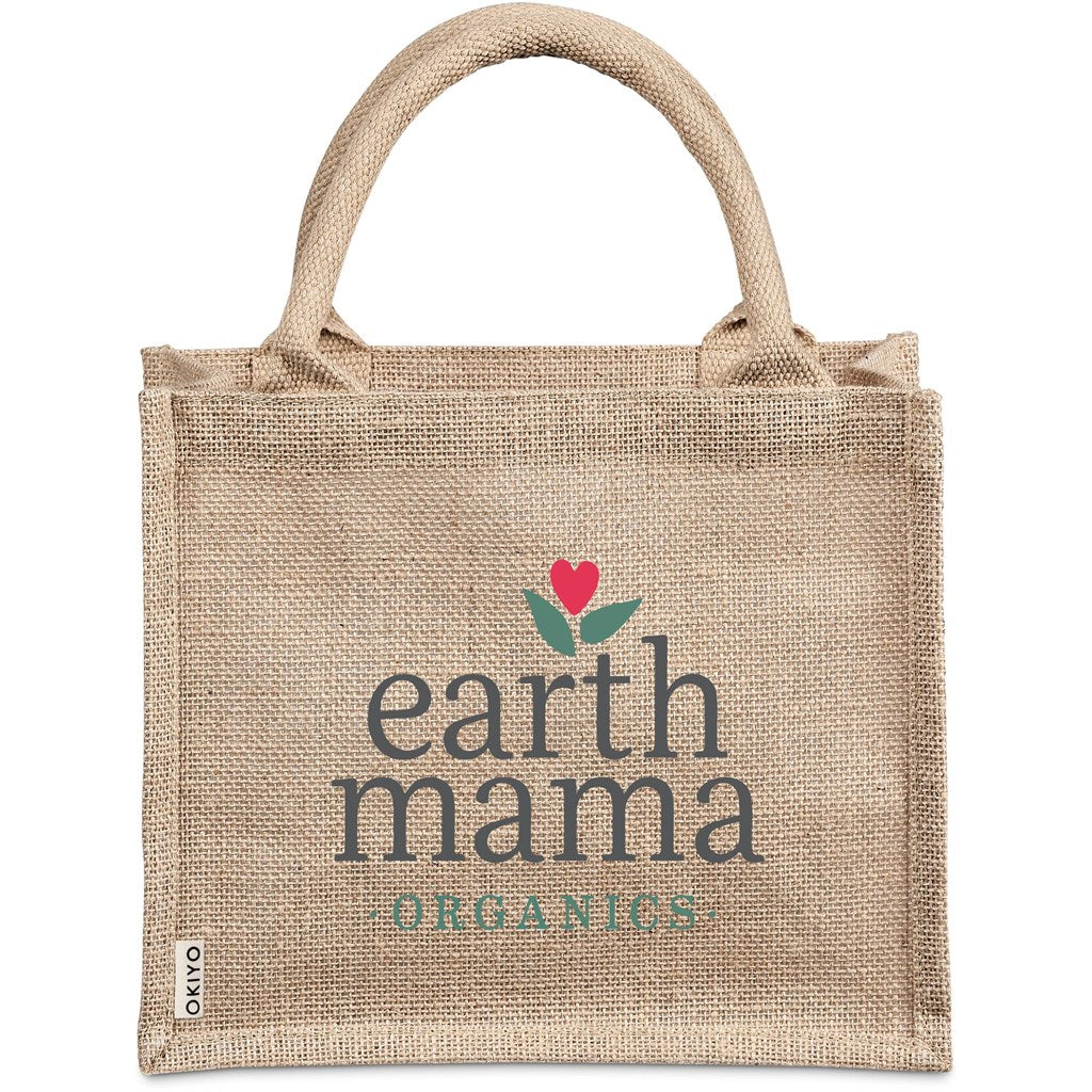 Okiyo Miyag Midi Jute Gift Bag Mirelle Leather and Lifestyle