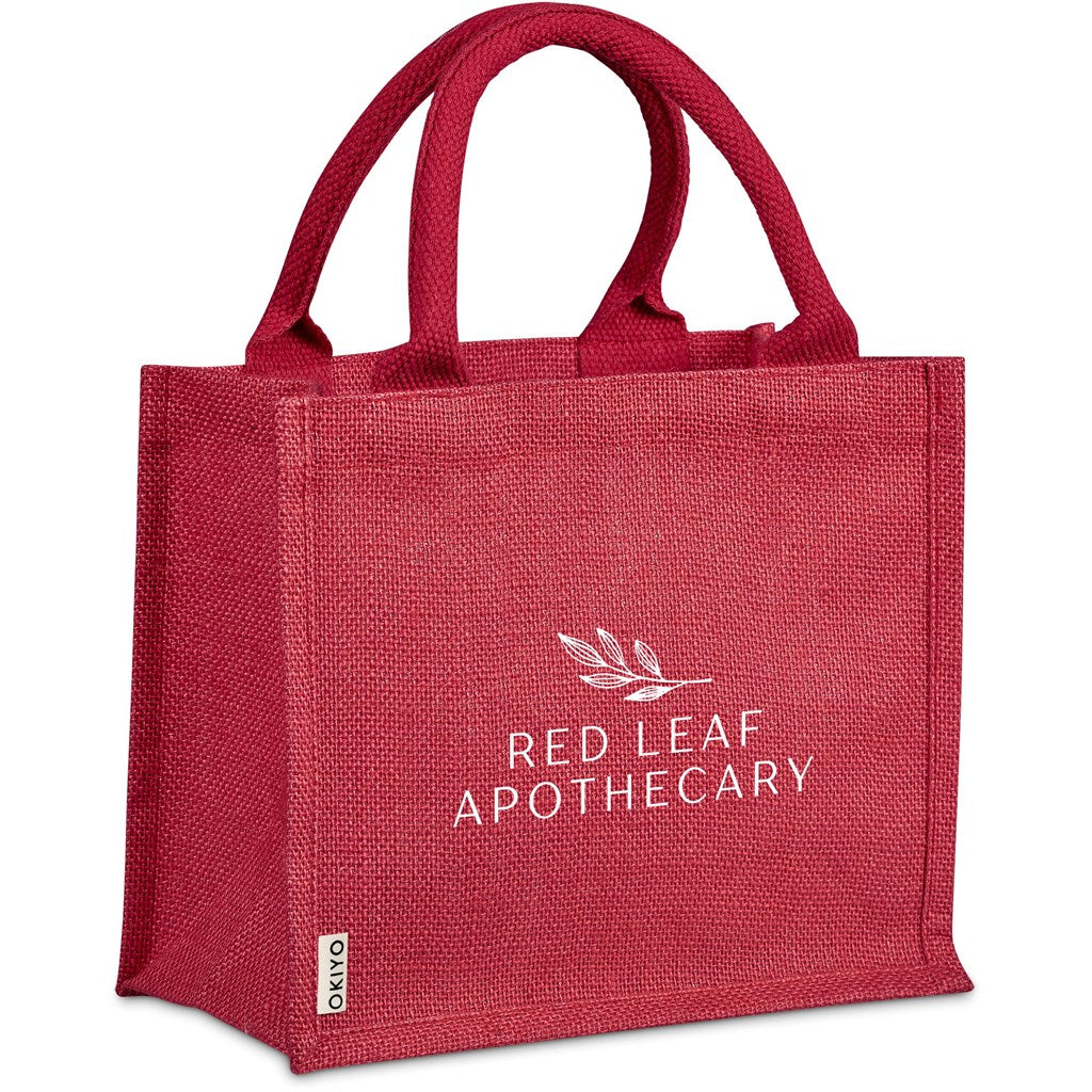 Okiyo Miyag Midi Jute Gift Bag Mirelle Leather and Lifestyle