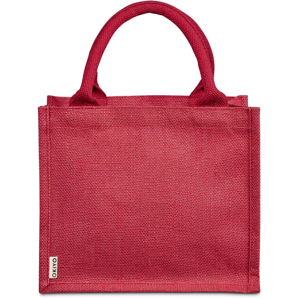 Okiyo Miyag Midi Jute Gift Bag Mirelle Leather and Lifestyle