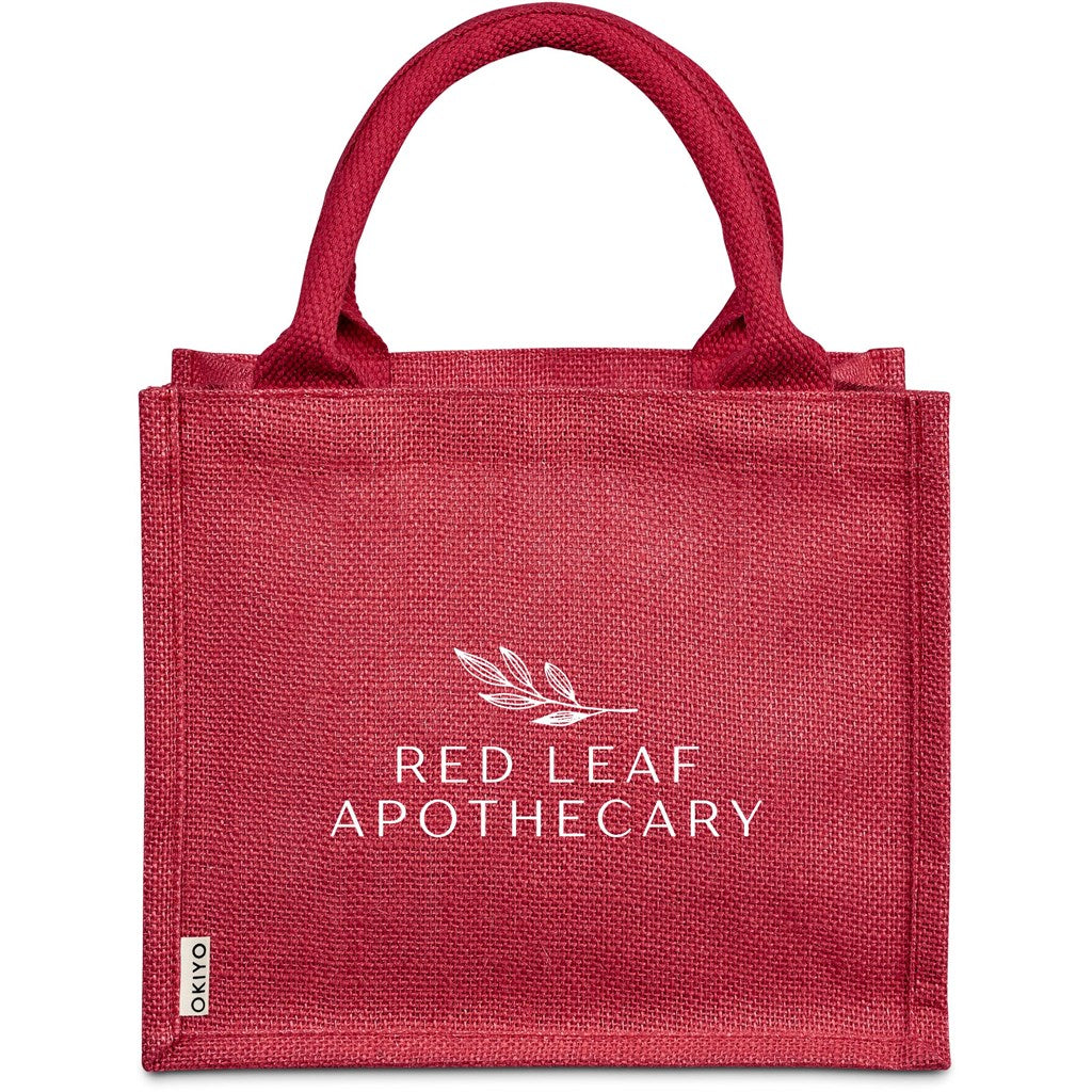 Okiyo Miyag Midi Jute Gift Bag Mirelle Leather and Lifestyle