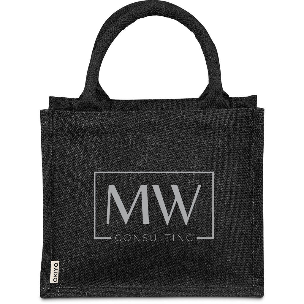Okiyo Miyag Midi Jute Gift Bag Mirelle Leather and Lifestyle