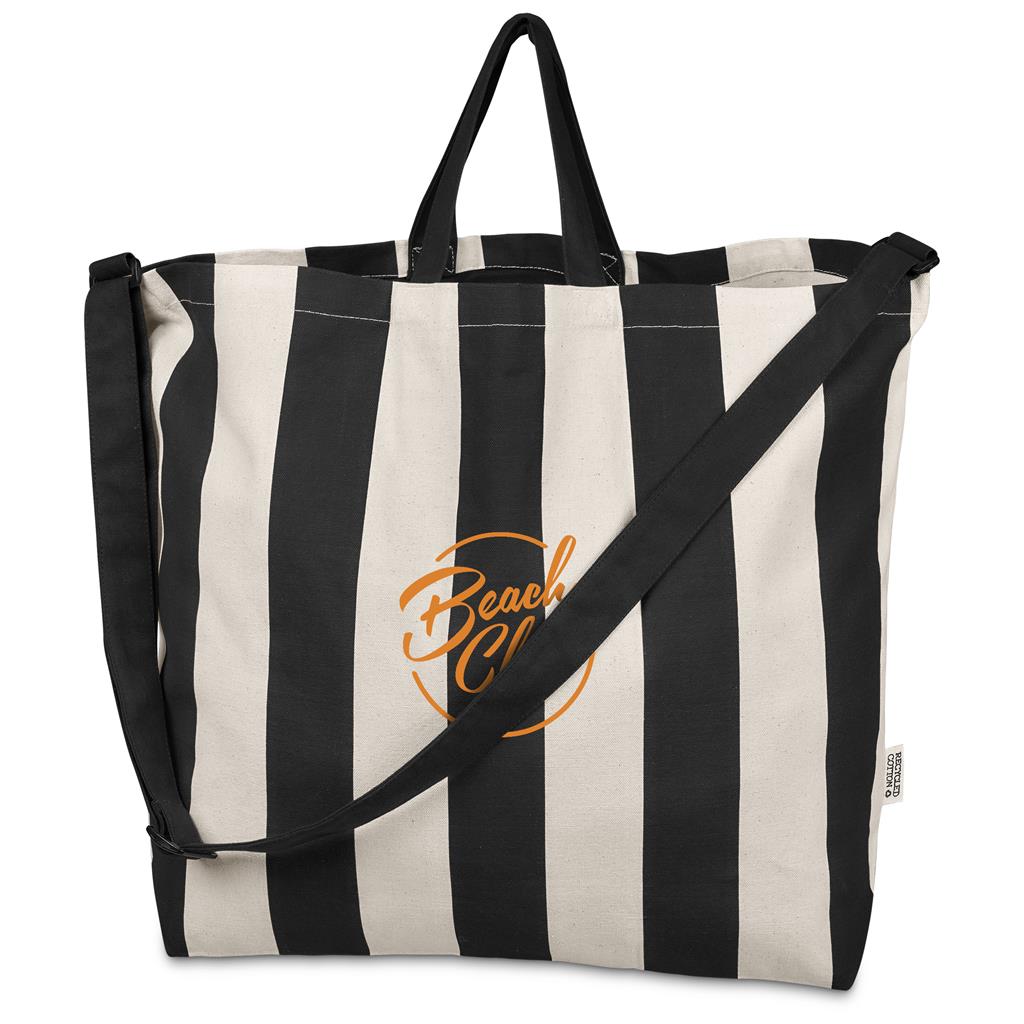 Okiyo Natsuri Recycled Cotton Canvas Large Beach Bag Mirelle Leather and Lifestyle