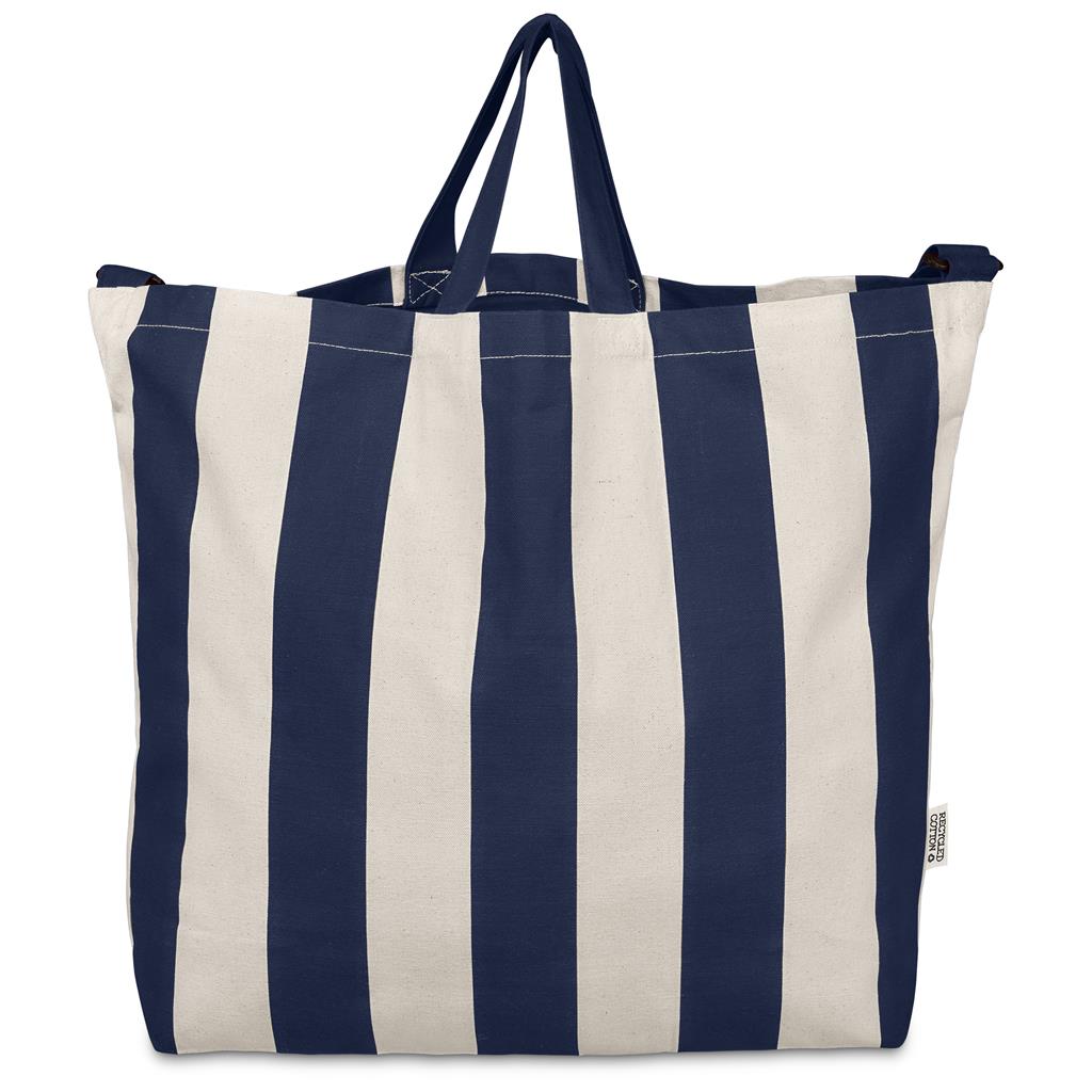 Okiyo Natsuri Recycled Cotton Canvas Large Beach Bag Mirelle Leather and Lifestyle