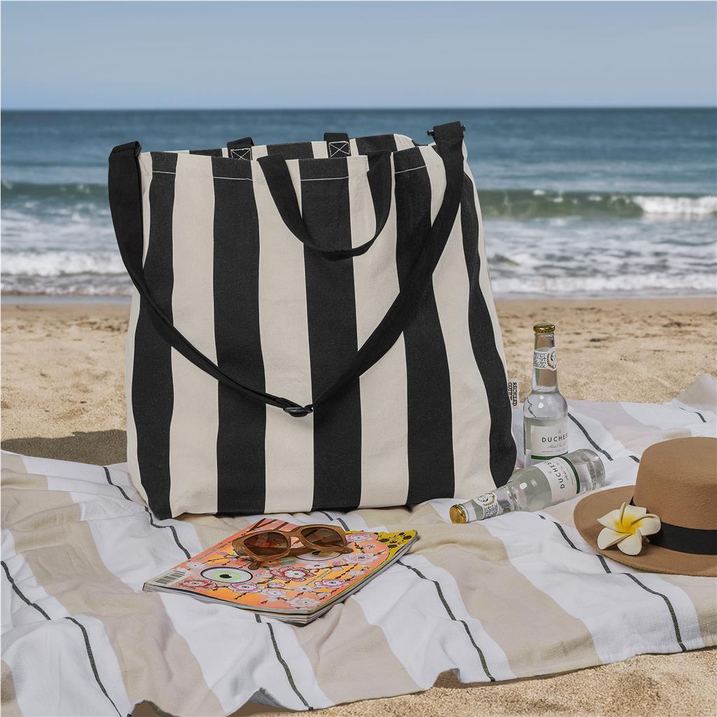 Okiyo Natsuri Recycled Cotton Canvas Large Beach Bag Mirelle Leather and Lifestyle