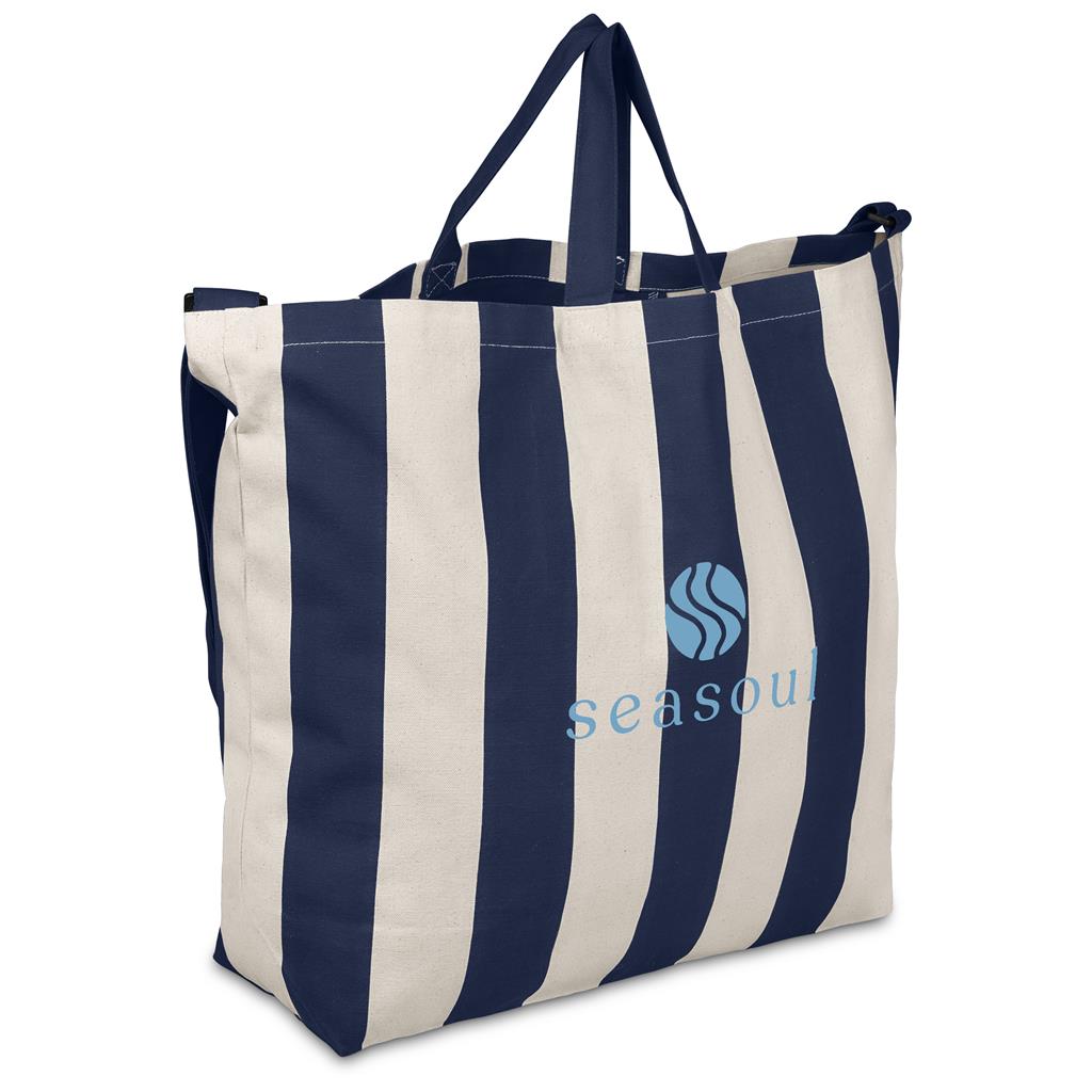 Okiyo Natsuri Recycled Cotton Canvas Large Beach Bag Mirelle Leather and Lifestyle