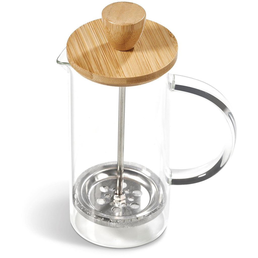 Okiyo Osu Glass & Bamboo Coffee Plunger - 350ml Mirelle Leather and Lifestyle