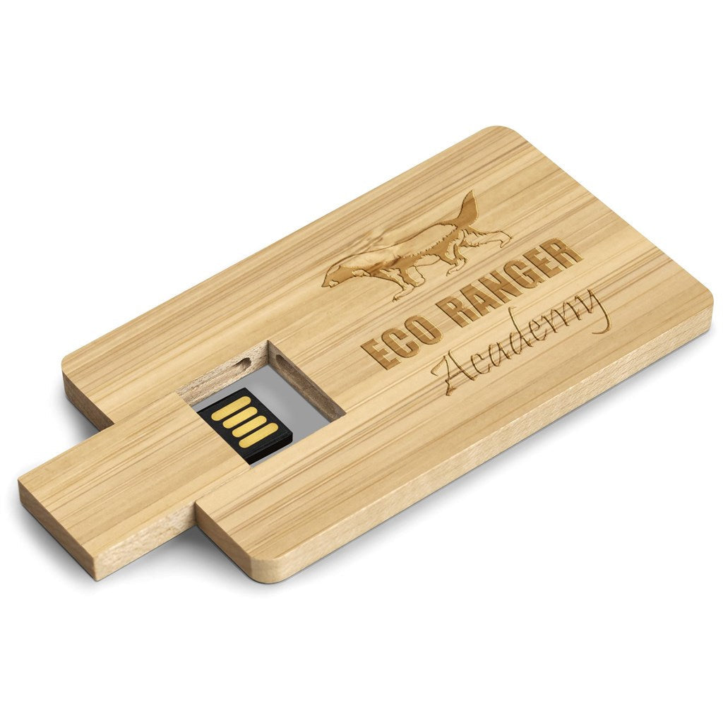 Okiyo Sempai Bamboo Flash Drive - 16GB - MIRELLE Leather and Lifestyle