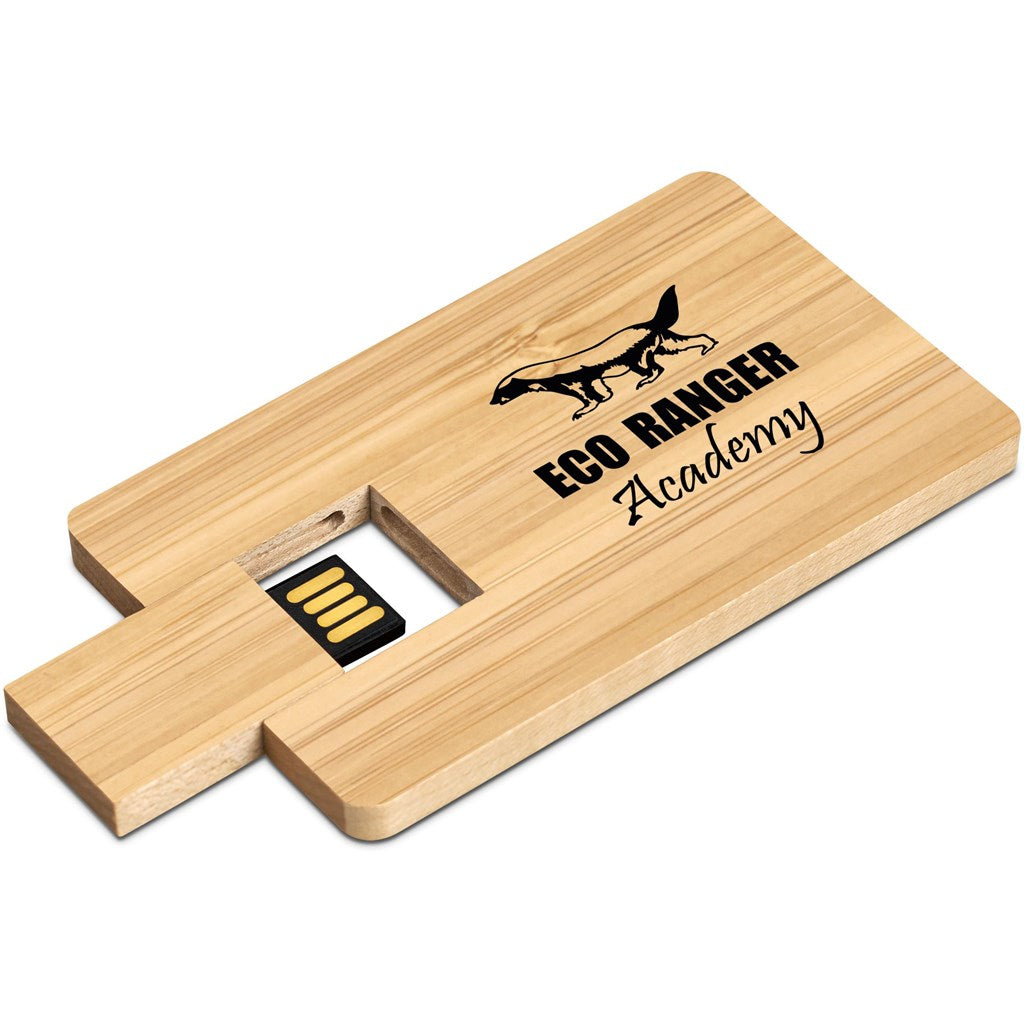 Okiyo Sempai Bamboo Flash Drive - 16GB - MIRELLE Leather and Lifestyle