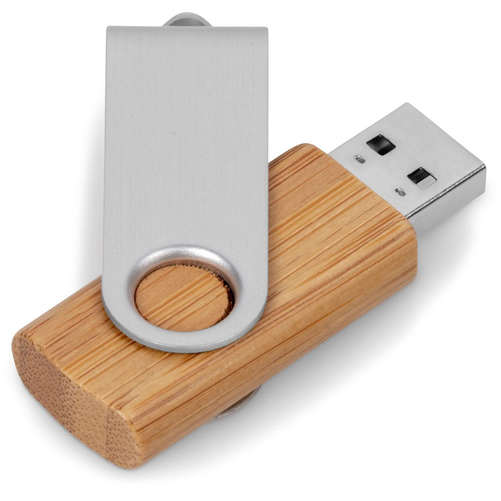 Okiyo Shimasu Bamboo Flash Drive - 8GB - MIRELLE Leather and Lifestyle