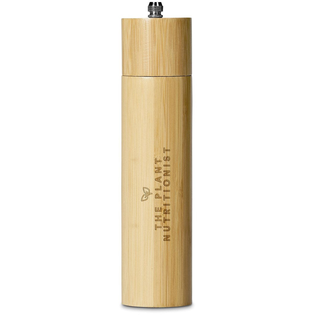 Okiyo Shioki Bamboo Salt or Pepper Mill Mirelle Leather and Lifestyle