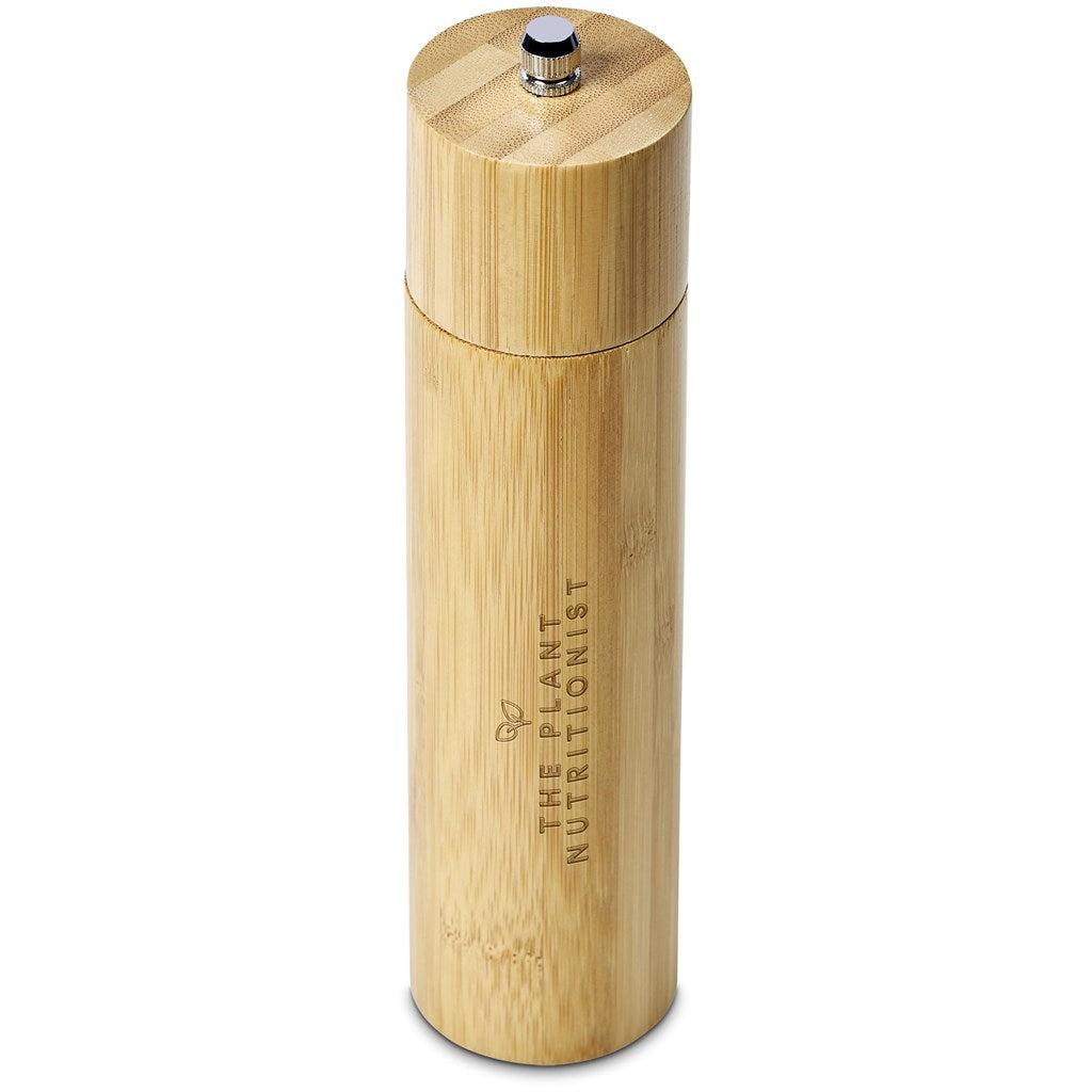 Okiyo Shioki Bamboo Salt or Pepper Mill Mirelle Leather and Lifestyle