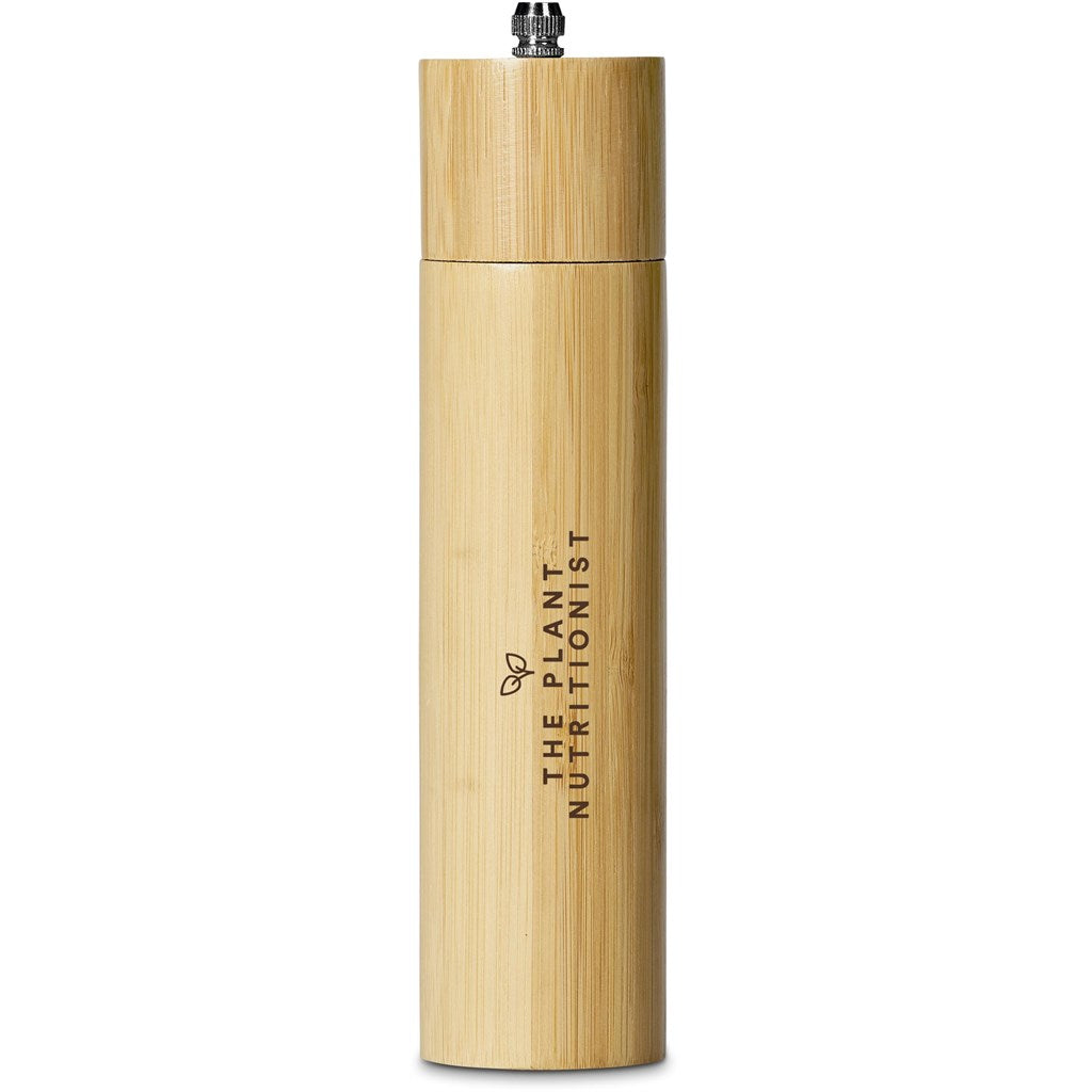 Okiyo Shioki Bamboo Salt or Pepper Mill Mirelle Leather and Lifestyle
