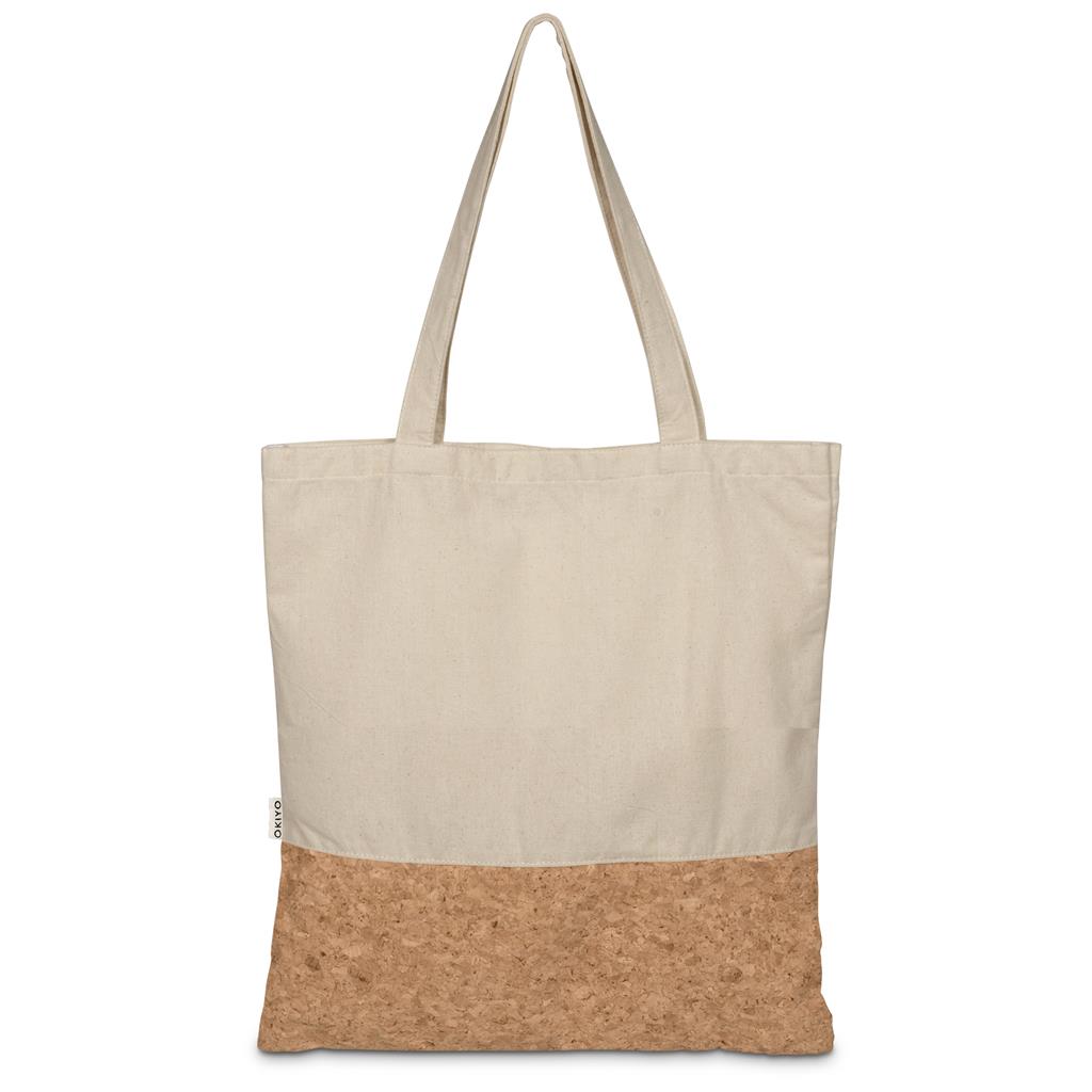 Okiyo Shukaku Cork & Cotton Shopper Mirelle Leather and Lifestyle