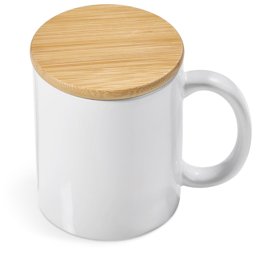 Okiyo Sozo Bamboo & Ceramic Sublimation Coffee Mug - 330ml Mirelle Leather and Lifestyle