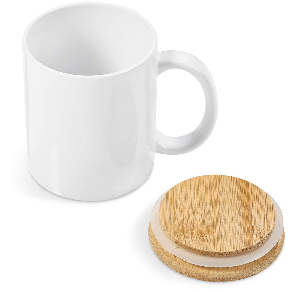 Okiyo Sozo Bamboo & Ceramic Sublimation Coffee Mug - 330ml Mirelle Leather and Lifestyle