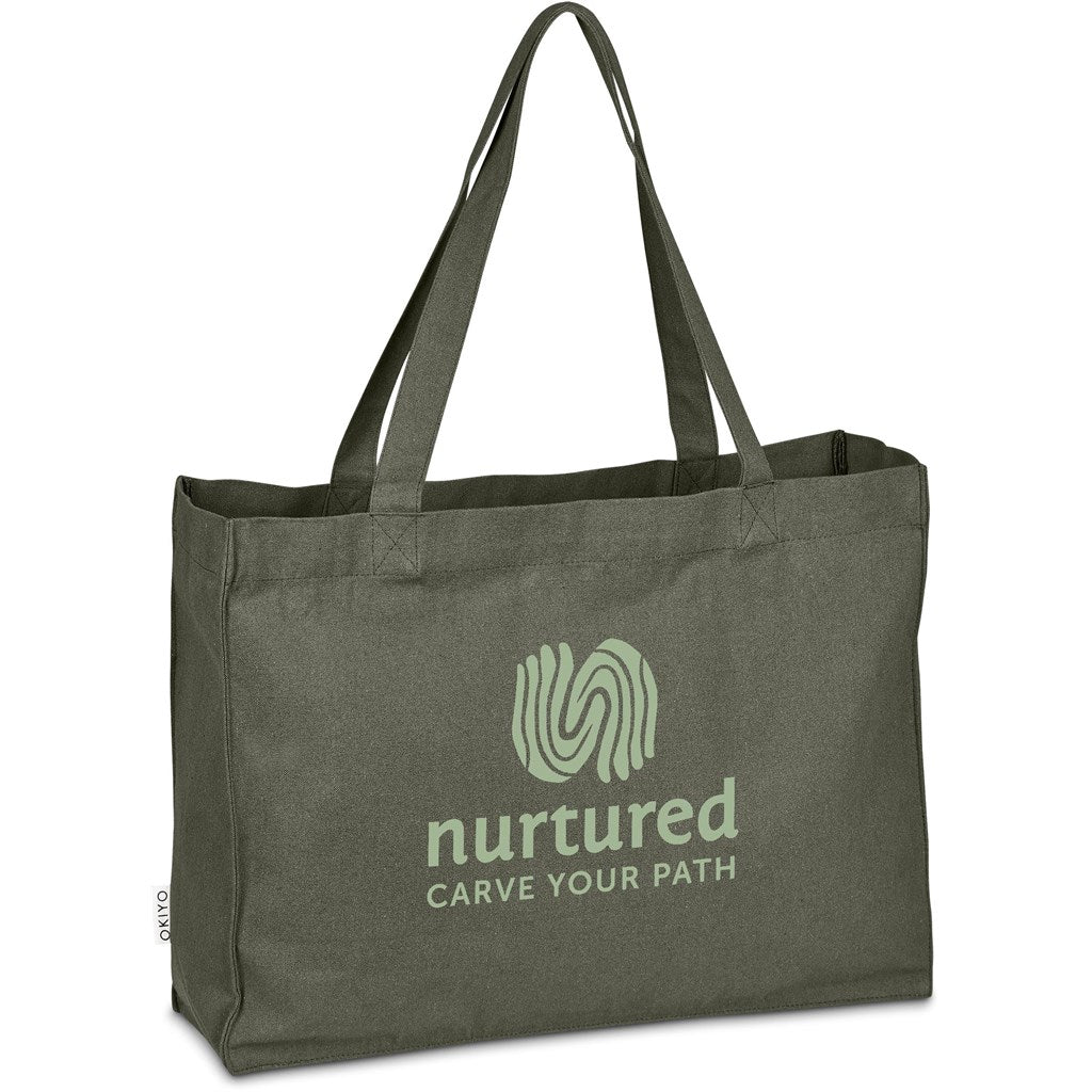Okiyo Subarashi Recycled Canvas Tote Mirelle Leather and Lifestyle