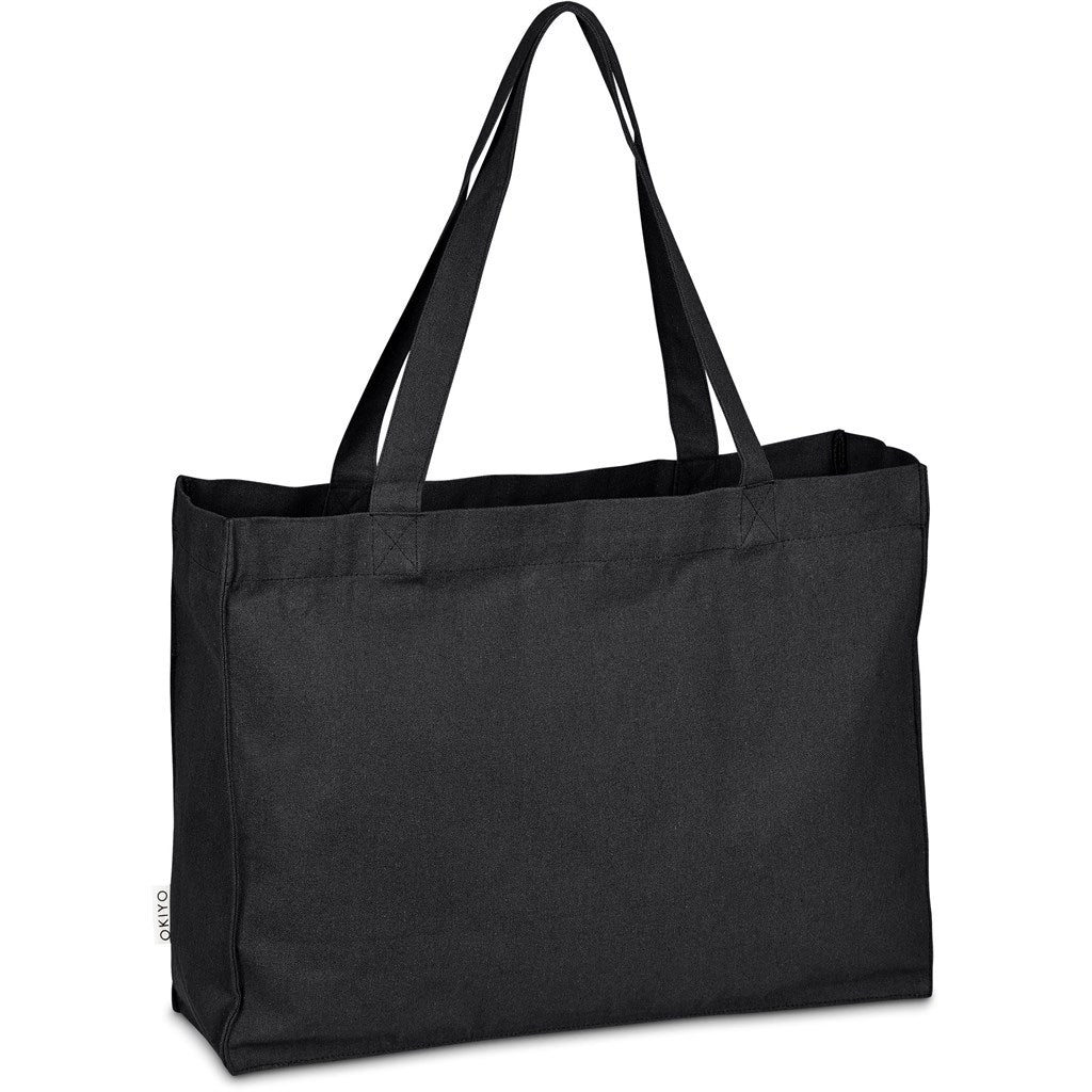 Okiyo Subarashi Recycled Canvas Tote Mirelle Leather and Lifestyle