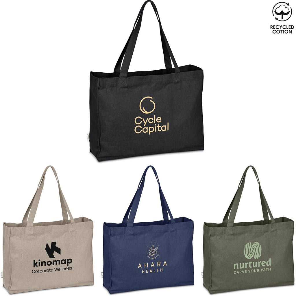 Okiyo Subarashi Recycled Canvas Tote Mirelle Leather and Lifestyle