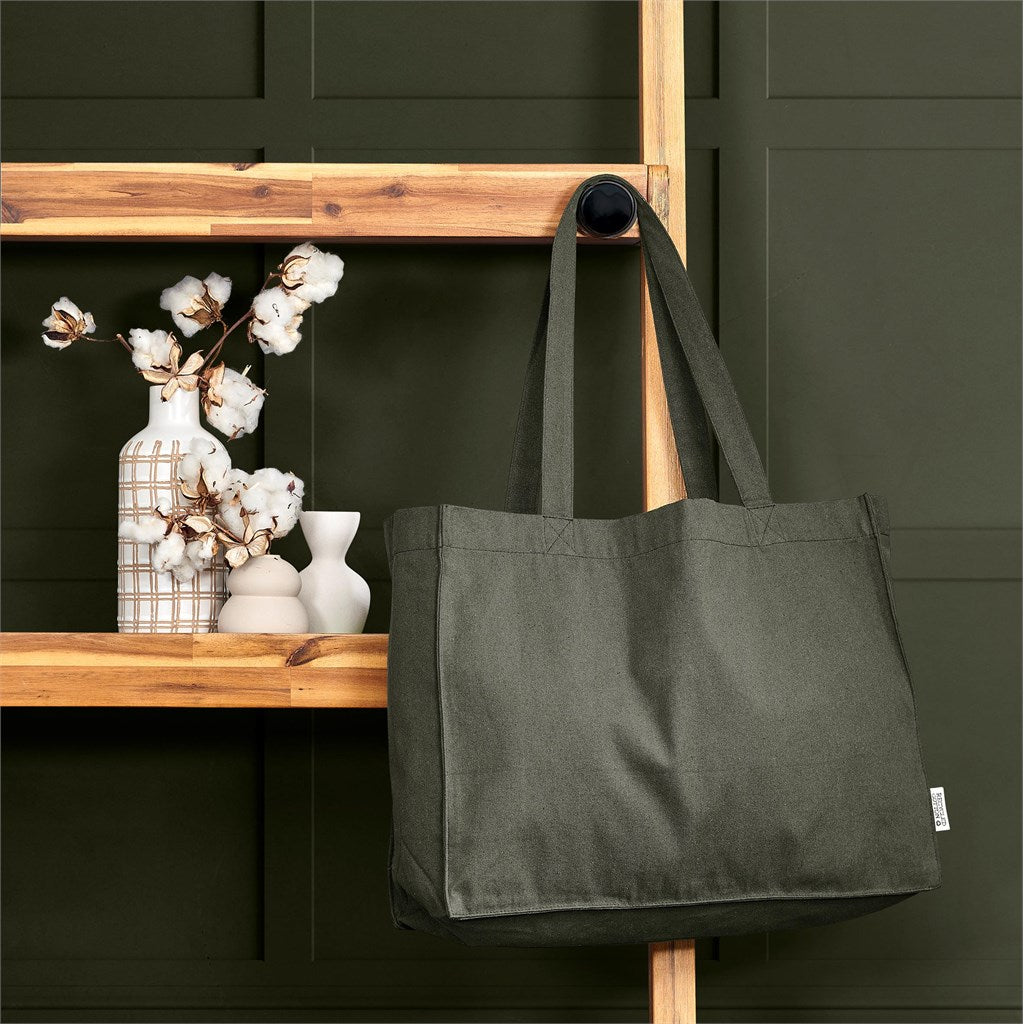 Okiyo Subarashi Recycled Canvas Tote Mirelle Leather and Lifestyle