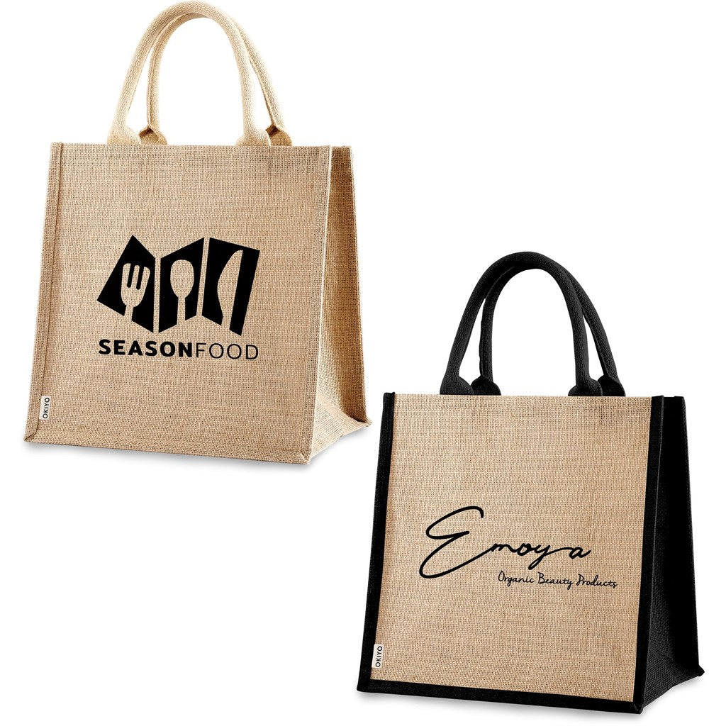 Okiyo Sumida Jute Tote Mirelle Leather and Lifestyle