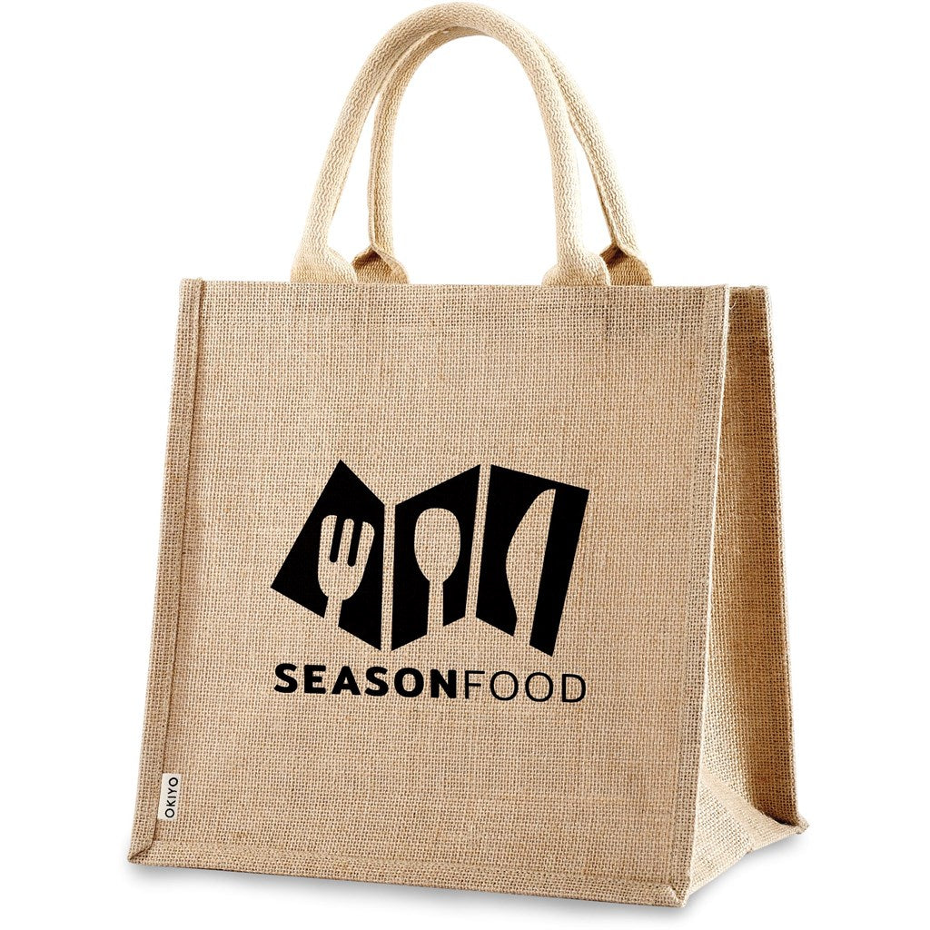 Okiyo Sumida Jute Tote Mirelle Leather and Lifestyle