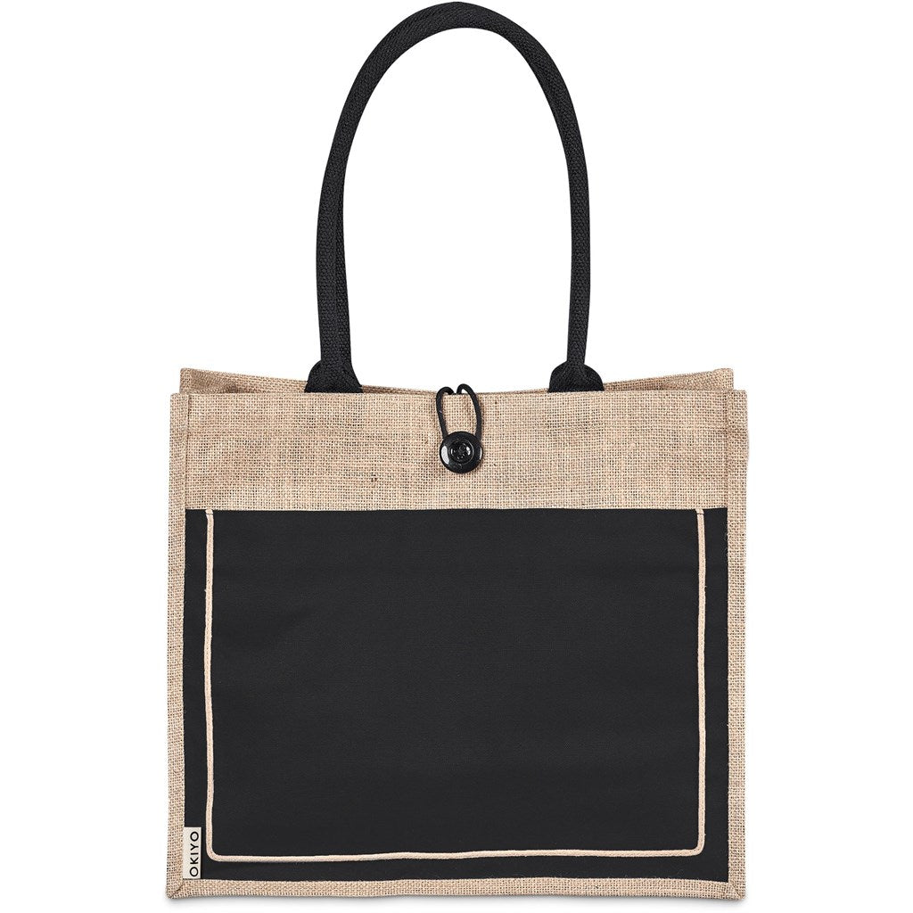 Okiyo Umi Jute & Cotton Tote Mirelle Leather and Lifestyle