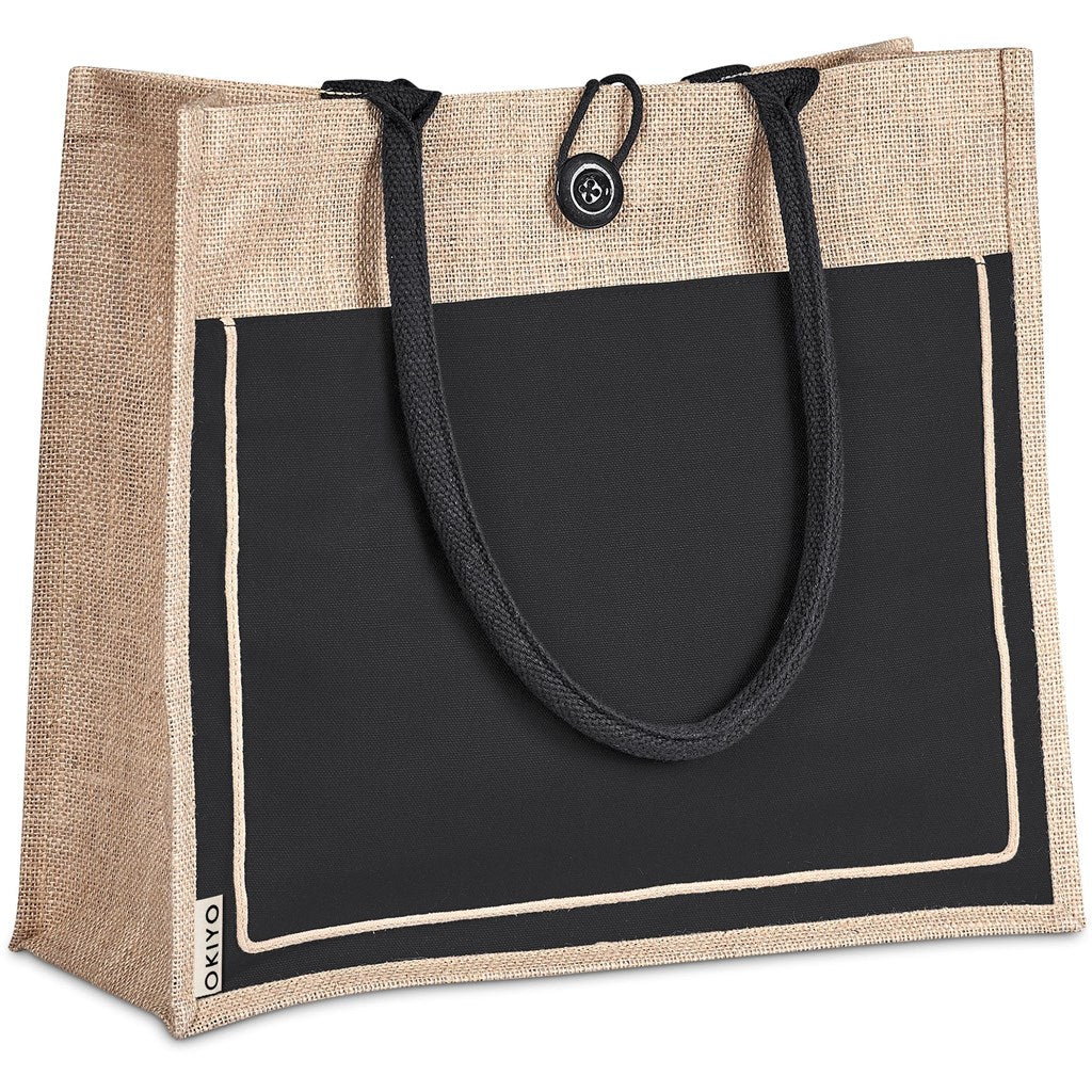 Okiyo Umi Jute & Cotton Tote Mirelle Leather and Lifestyle