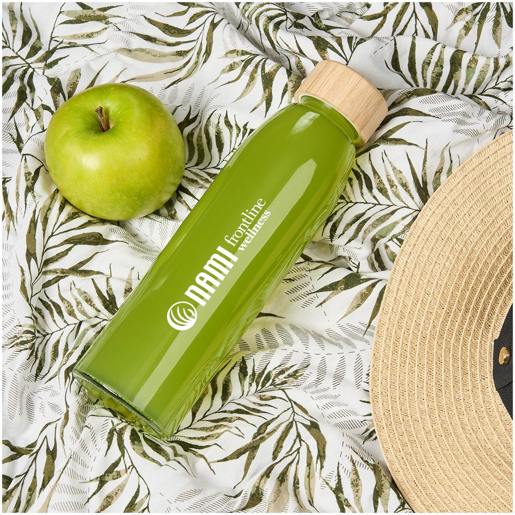 Okiyo Wabi-Sabi Glass Water Bottle - 500ml Mirelle Leather and Lifestyle