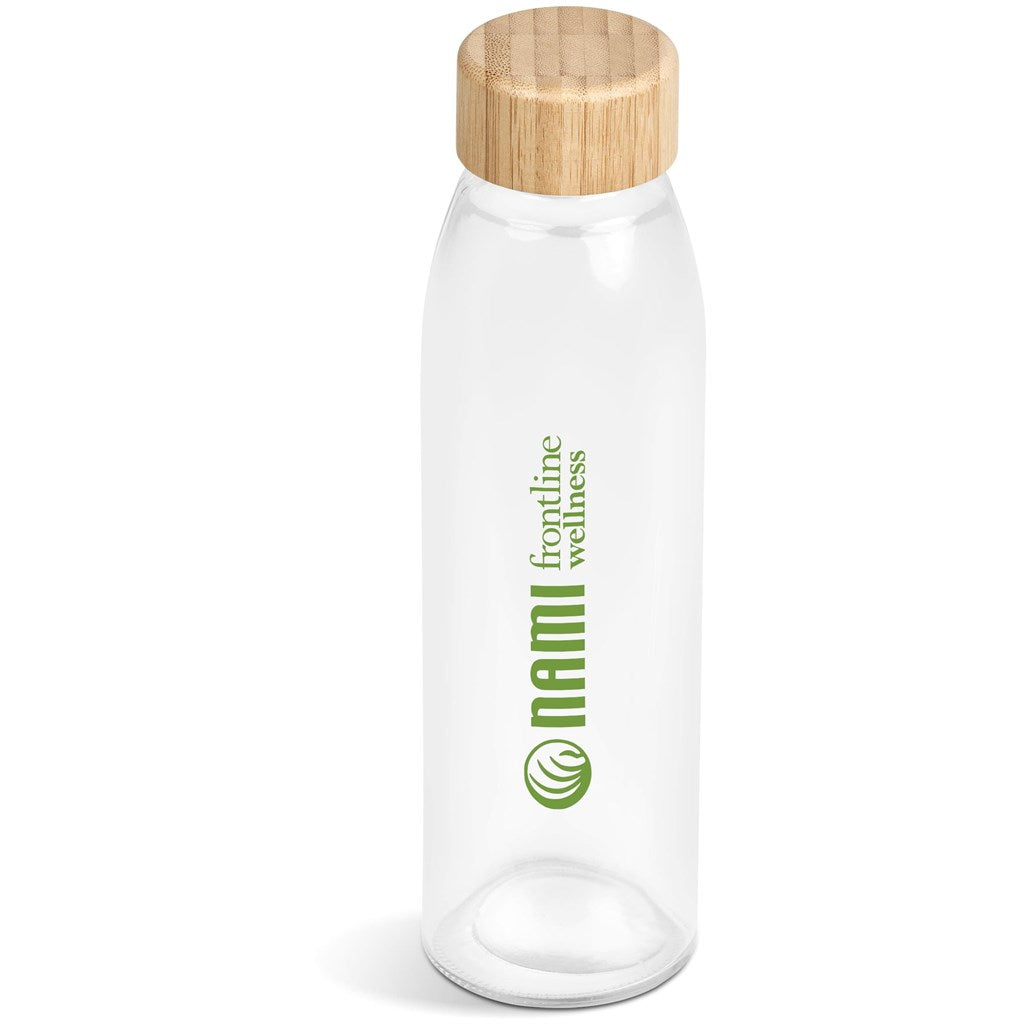Okiyo Wabi-Sabi Glass Water Bottle - 500ml Mirelle Leather and Lifestyle